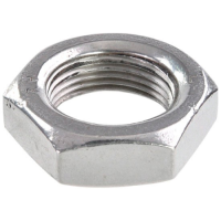 Гайка низкая с левой резьбой М16 DIN 439 нержавеющая сталь А2