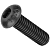 Винт 12х45 с полукруглой головкой и внутренним шестигранником DIN 7380 прочность 10.9